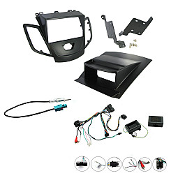 Ford Fiesta 2013 - 2017 Double Din Stereo Fascia / Steering / Antenna Fitting Kit Ford Fiesta 2013 - 2017 Double Din Stereo Fascia / Steering / Antenna Fitting Kit