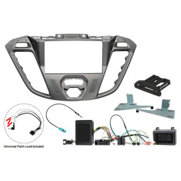 InCarTec FK-9261/2 Ford Transit Custom 2012-2018 Double Din Stereo Fitting Kit (WITH DISPLAY / NO DAB)  InCarTec FK-9261/2 Ford Transit Custom 2012-2018 Double Din Stereo Fitting Kit (WITH DISPLAY / NO DAB)