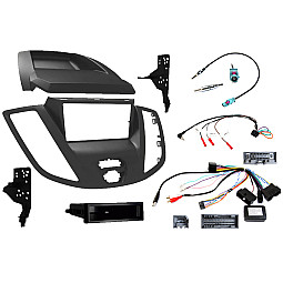Ford Transit MK8 Euro 6 (2016-2018) Double / Single Din Stereo Upgrade Fitting Kit (4" DISPLAY) Ford Transit MK8 Euro 6 (2016-2018) Double / Single Din Stereo Upgrade Fitting Kit (4" DISPLAY)