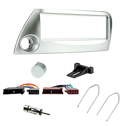 Ford KA 1996 - 2008 Car Stereo Fitting Kit Silver Fascia Panel Wiring Kit Ford KA 1996 - 2008 Car Stereo Fitting Kit Silver Fascia Panel Wiring Kit