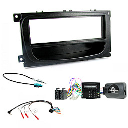 Ford Focus 2007> Car CD Stereo Fitting kit Fascia Panel, Stalk Control (Black) Ford Focus 2007> Car CD Stereo Fitting kit Fascia Panel, Stalk Control (Black)