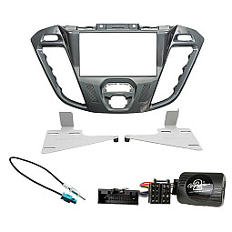 Ford Transit Custom 2012-2021 Nebula Piano Optic Double Din Car Stereo Fascia Stalk Antenna Kit Ford Transit Custom 2012-2021 Nebula Piano Optic Double Din Car Stereo Fascia Stalk Antenna Kit