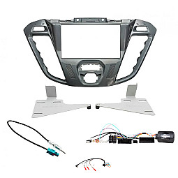 Ford Transit Custom Euro 6 2012 - 2018 With Colour Top Display Double Din Fitting Kit Ford Transit Custom Euro 6 2012 - 2018 With Colour Top Display Double Din Fitting Kit