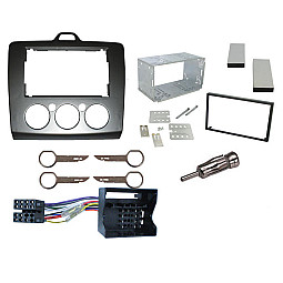 DFP-07-17 Ford Focus 2005 - 2007 Double Din Stereo Fitting Kit, Fascia Wiring ISO, Aerial, Keys DFP-07-17 Ford Focus 2005 - 2007 Double Din Stereo Fitting Kit, Fascia Wiring ISO, Aerial, Keys