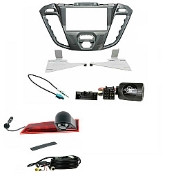 Ford Transit Custom Nebula Piano Optic Double Din Fascia Stalk Antenna Rear View Camera Kit Ford Transit Custom Nebula Piano Optic Double Din Fascia Stalk Antenna Rear View Camera Kit