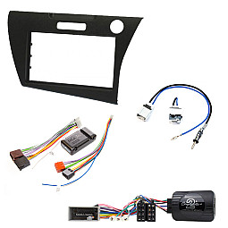 Honda CR-Z 2010-2016 Double Din Fascia / Steering Control Adaptor / Amplifier Retention / Antenna Fitting Kit Honda CR-Z 2010-2016 Double Din Fascia / Steering Control Adaptor / Amplifier Retention / Antenna Fitting Kit