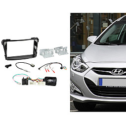 CTKHY17 Hyundai i40 2011 - 2019 Piano Black Double Din Car Stereo Fascia Fitting Kit CTKHY17 Hyundai i40 2011 - 2019 Piano Black Double Din Car Stereo Fascia Fitting Kit