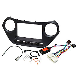 InCarTec FK-969-SWC Hyundai I10 (2013 - 2019) Double Din Car Stereo Fitting Kit (WITH STEERING CONTROLS)