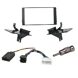 Hyundai Santa Fe 2007-2012 Double Din Car CD Stereo Fitting Kit, Fascia, Steering Control, Aerial Hyundai Santa Fe 2007-2012 Double Din Car CD Stereo Fitting Kit, Fascia, Steering Control, Aerial