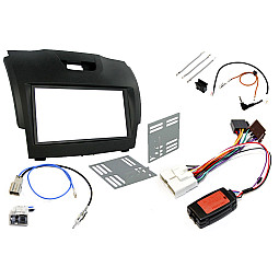 InCarTec FK-799 Isuzu D-Max, MU-X Double Din Car Stereo Upgrade Fitting Kit Matt Black InCarTec FK-799 Isuzu D-Max, MU-X Double Din Car Stereo Upgrade Fitting Kit Matt Black