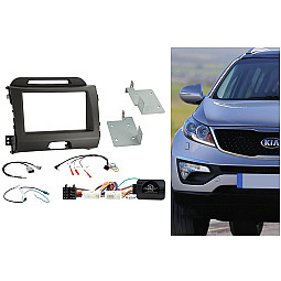 Connects2 CTKKI02 - Kia Sportage 2010-2015 Car Stereo Fitting Kit Black Connects2 CTKKI02 - Kia Sportage 2010-2015 Car Stereo Fitting Kit Black