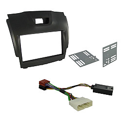 Isuzu D-Max 2012-2015 Double DIN Car Stereo Fitting Kit Fascia, Steering Control Phone Button Support Isuzu D-Max 2012-2015 Double DIN Car Stereo Fitting Kit Fascia, Steering Control Phone Button Support