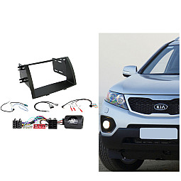 CTKKI05 Kia Sorento 2009 - 2011 Non Amp Matt Black Double Din Car CD Stereo Fascia Fitting Kit CTKKI05 Kia Sorento 2009 - 2011 Non Amp Matt Black Double Din Car CD Stereo Fascia Fitting Kit