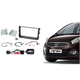 CTKKI16 Kia Venga 2010 - 2019 Double Din Car CD Stereo Fascia Fitting Kit CTKKI16 Kia Venga 2010 - 2019 Double Din Car CD Stereo Fascia Fitting Kit