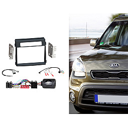 CTKKI17 Kia Soul 2012 - 2014 Non Amp Double Din Car CD Stereo Fascia Fitting Kit CTKKI17 Kia Soul 2012 - 2014 Non Amp Double Din Car CD Stereo Fascia Fitting Kit