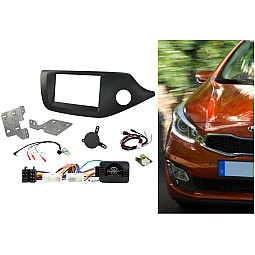 CTKKI31 Kia Ceed , Pro Ceed Matt Black Double Din Car Stereo Fascia Fitting Kit CTKKI31 Kia Ceed , Pro Ceed Matt Black Double Din Car Stereo Fascia Fitting Kit