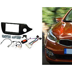 CTKKI32 Kia Ceed , Pro Ceed Matt Black Double Din Car Stereo Fascia Fitting Kit LHD CTKKI32 Kia Ceed , Pro Ceed Matt Black Double Din Car Stereo Fascia Fitting Kit LHD