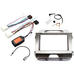 InCarTec FK-884/1-NAV Kia Sportage Complete Double Din Stereo Upgrade Fitting Kit (SILVER) InCarTec FK-884/1-NAV Kia Sportage Complete Double Din Stereo Upgrade Fitting Kit (SILVER)