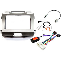 InCarTec FK-884/1 Kia Sportage Complete Stereo Upgrade Fitting Kit With Steering Controls (SILVER) InCarTec FK-884/1 Kia Sportage Complete Stereo Upgrade Fitting Kit With Steering Controls (SILVER)