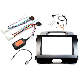 InCarTec FK-884-NAV Kia Sportage complete Double Din Stereo Upgrade Fitting Kit (DARK GREY) InCarTec FK-884-NAV Kia Sportage complete Double Din Stereo Upgrade Fitting Kit (DARK GREY)