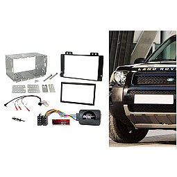 CTKLR02 Land Rover Freelander (2004-2006) Anthracite Double Din Stereo Fitting Kit CTKLR02 Land Rover Freelander (2004-2006) Anthracite Double Din Stereo Fitting Kit