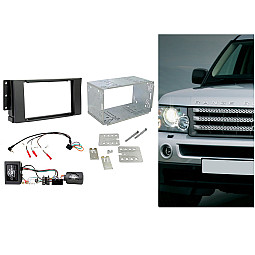 CTKLR06 Land Rover Range Rover Sport Double Din Car Stereo Fascia Fitting Kit
