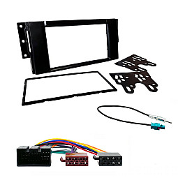 Land Rover Discovery 3 (2005-2009) Double Din Car CD Stereo Fitting Kit, Fascia Wiring Harness, Aerial Land Rover Discovery 3 (2005-2009) Double Din Car CD Stereo Fitting Kit, Fascia Wiring Harness, Aerial