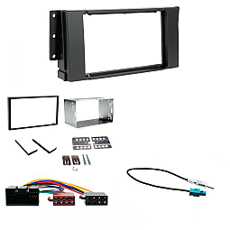 Land Rover Discovery 3 (2005-2009) Double Din Car CD Stereo Fitting Kit, Fascia Wiring Harness, Aerial Land Rover Discovery 3 (2005-2009) Double Din Car CD Stereo Fitting Kit, Fascia Wiring Harness, Aerial