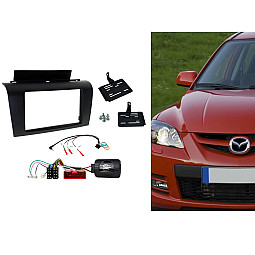 CTKMZ05 Mazda 3 (2004 - 2009) Double Din Car Stereo Fascia Fitting Kit CTKMZ05 Mazda 3 (2004 - 2009) Double Din Car Stereo Fascia Fitting Kit