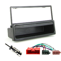 Mazda MX-5, Tribute Black Car Stereo Single Din Fascia Wiring Fitting Kit Mazda MX-5, Tribute Black Car Stereo Single Din Fascia Wiring Fitting Kit