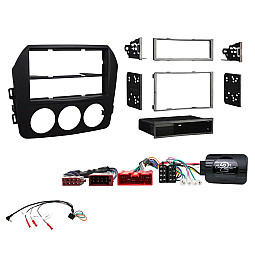 Mazda MX-5 2009 - 2015 Double Single Din Stereo Stalk Bose Amplified Fitting Kit Mazda MX-5 2009 - 2015 Double Single Din Stereo Stalk Bose Amplified Fitting Kit