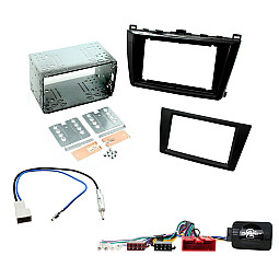 Mazda 6 2011 - 2013 Double Din Car NON BOSE Stereo Steering Antenna Stereo Kit