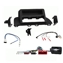 Mazda 3 2014-2018 Single Din Stereo Fascia Steering Antenna Non BOSE Amplified Vehicles Kit Mazda 3 2014-2018 Single Din Stereo Fascia Steering Antenna Non BOSE Amplified Vehicles Kit