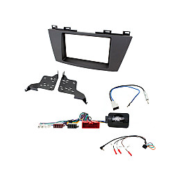 Mazda 5 NON BOSE 2010-2015 Double Din Car Stereo Fascia Steering Antenna Fitting Kit Mazda 5 NON BOSE 2010-2015 Double Din Car Stereo Fascia Steering Antenna Fitting Kit