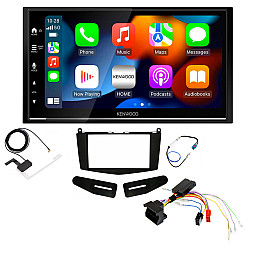 Mercedes C Class Kenwood DMX7722DABS Wireless Apple CarPlay DAB Stereo Upgrade Kit