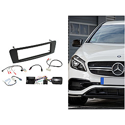 CTKMB10 Mercedes A Class W176 2013-2018 Single Din Car Stereo Fascia Fitting Kit CTKMB10 Mercedes A Class W176 2013-2018 Single Din Car Stereo Fascia Fitting Kit