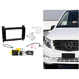 CTKMB17 Mercedes Vito W447 2015 > Double Din Car Stereo Fascia Fitting Kit CTKMB17 Mercedes Vito W447 2015 > Double Din Car Stereo Fascia Fitting Kit