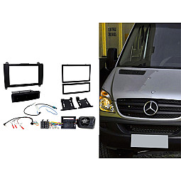 CTKMB18 Mercedes Sprinter (2007 - 2016) Double / Single Din Car Stereo Fascia Fitting Kit CTKMB18 Mercedes Sprinter (2007 - 2016) Double / Single Din Car Stereo Fascia Fitting Kit
