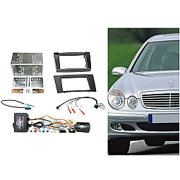 CTKMB23 Mercedes E Class 2002 - 2009 Double Din Car Stereo Fascia Fitting Kit CTKMB23 Mercedes E Class 2002 - 2009 Double Din Car Stereo Fascia Fitting Kit