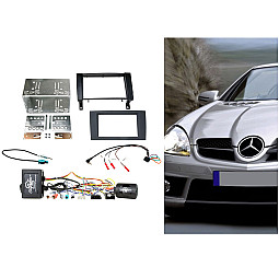 CTKMB24 Mercedes SLK R171 (2004 - 2010) Double Din Car Stereo Fascia Fitting Kit CTKMB24 Mercedes SLK R171 (2004 - 2010) Double Din Car Stereo Fascia Fitting Kit
