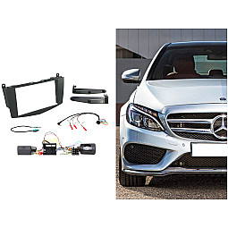 CTKMB26 Mercedes C Class 2007 - 2011 Double Din Car Stereo Fascia Fitting Kit CTKMB26 Mercedes C Class 2007 - 2011 Double Din Car Stereo Fascia Fitting Kit