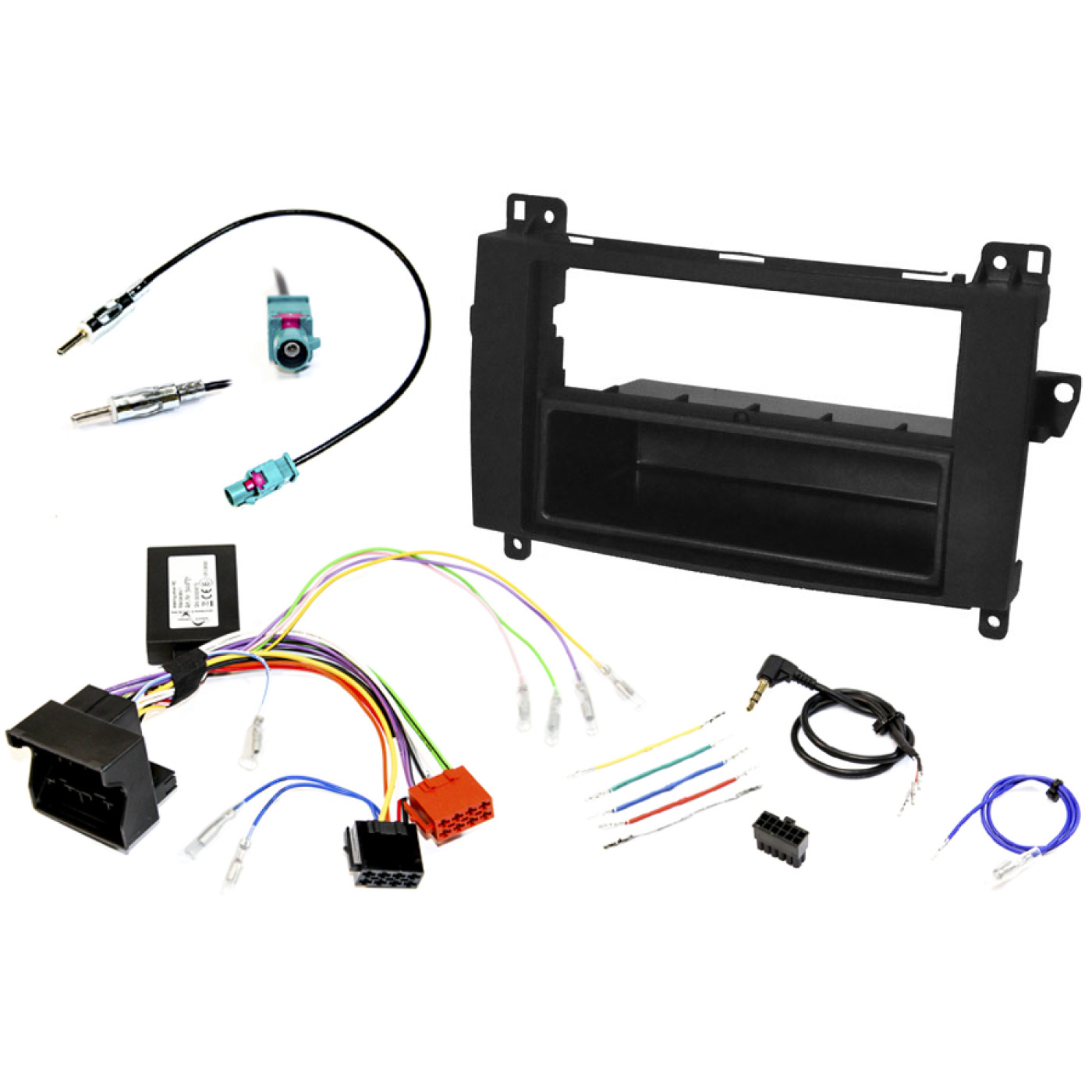 Single/Double DIN Stereo Installation Kit For 2013-2014 Toyota Matrix (Non-Amplified) - Dash Kit, Brackets, Trim