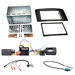 Mercedes ML 2005-2010 - W164 With Harmon Kardon Double Din Fascia / Steering / Amplifier Retention / Antenna Adaptor Fitting Kit Mercedes ML 2005-2010 - W164 With Harmon Kardon Double Din Fascia / Steering / Amplifier Retention / Antenna Adaptor Fitting Kit
