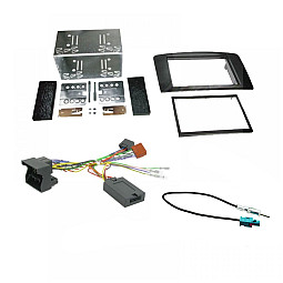 Mercedes ML 2005-2011 Double Din Car CD Stereo Fitting Kit, Fascia & Steering Control Mercedes ML 2005-2011 Double Din Car CD Stereo Fitting Kit, Fascia & Steering Control