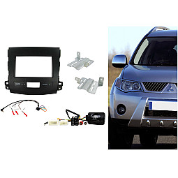 Connects2 CTKMT03 - Mitsubishi Outlander 2007 - 2013 Double Din Car Stereo Fitting Kit Connects2 CTKMT03 - Mitsubishi Outlander 2007 - 2013 Double Din Car Stereo Fitting Kit