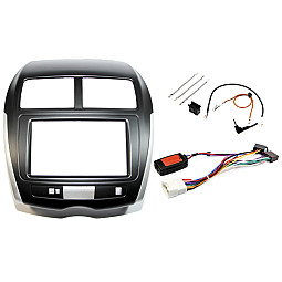 InCarTec FK-916 Mitsubishi ASX Double DIN Fitting Kit (Silver Trim WITHOUT HAZARD SWITCH) InCarTec FK-916 Mitsubishi ASX Double DIN Fitting Kit (Silver Trim WITHOUT HAZARD SWITCH)