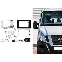 CTKRT19 Nissan NV400 2020> Double Din Car Stereo Fascia Fitting Kit CTKRT19 Nissan NV400 2020> Double Din Car Stereo Fascia Fitting Kit