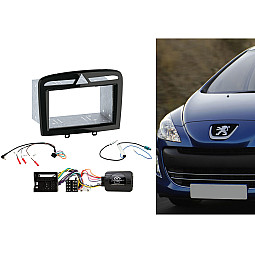 Connects2 CTKPE09 Double DIN Fascia Panel & Stalk Adaptor Kit For Peugeot Boxer 2014
