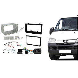 CTKPE08 Peugeot Boxer 2008 - 2011 Double Din Car Stereo Fascia Fitting Kit CTKPE08 Peugeot Boxer 2008 - 2011 Double Din Car Stereo Fascia Fitting Kit
