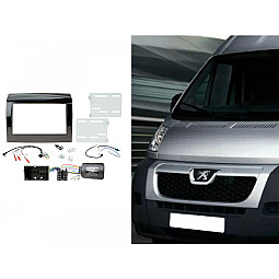 CTKPE09 Peugeot Boxer 2014 Onwards Double Din Car Stereo Fascia Fitting Kit CTKPE09 Peugeot Boxer 2014 Onwards Double Din Car Stereo Fascia Fitting Kit